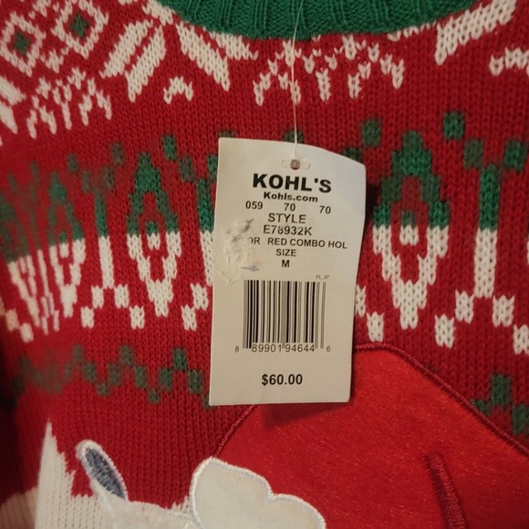 Kohls Christmas Ugly Sweater Llama 33 